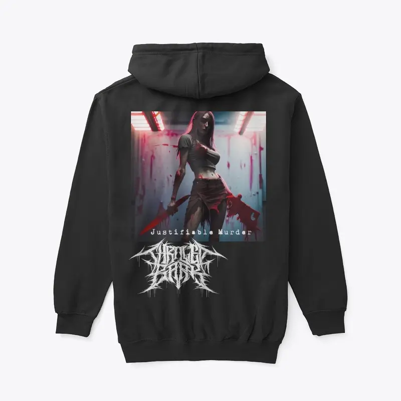 Justifiable Murder zip hoodie